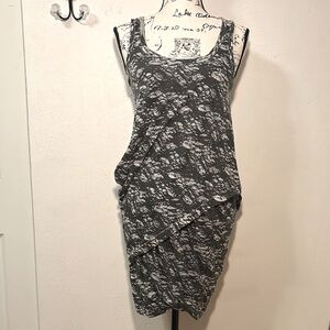 Rag & Bone Knit Asymmetric Layered Tank Dress with Bubble Hem - Like New!! Sz XS